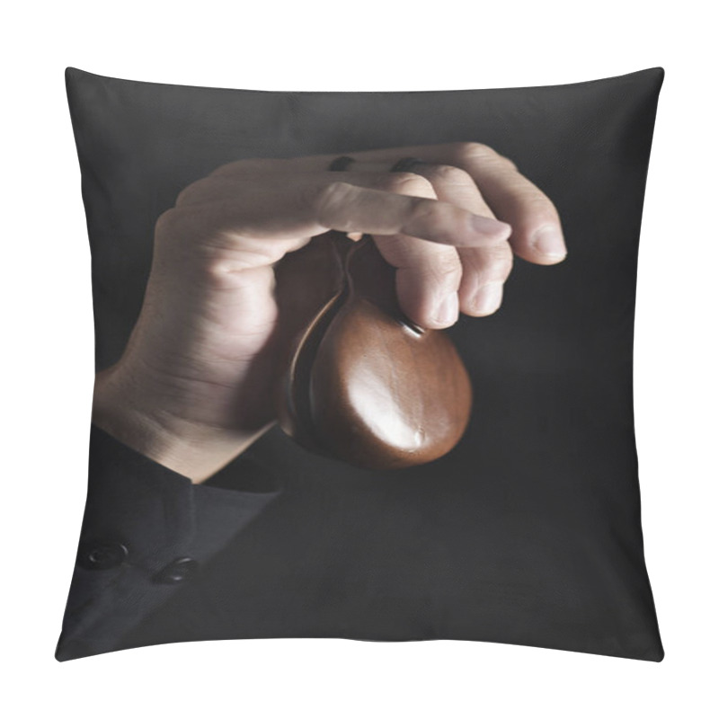 Personality  Young Man Playing The Castanets Pillow Covers