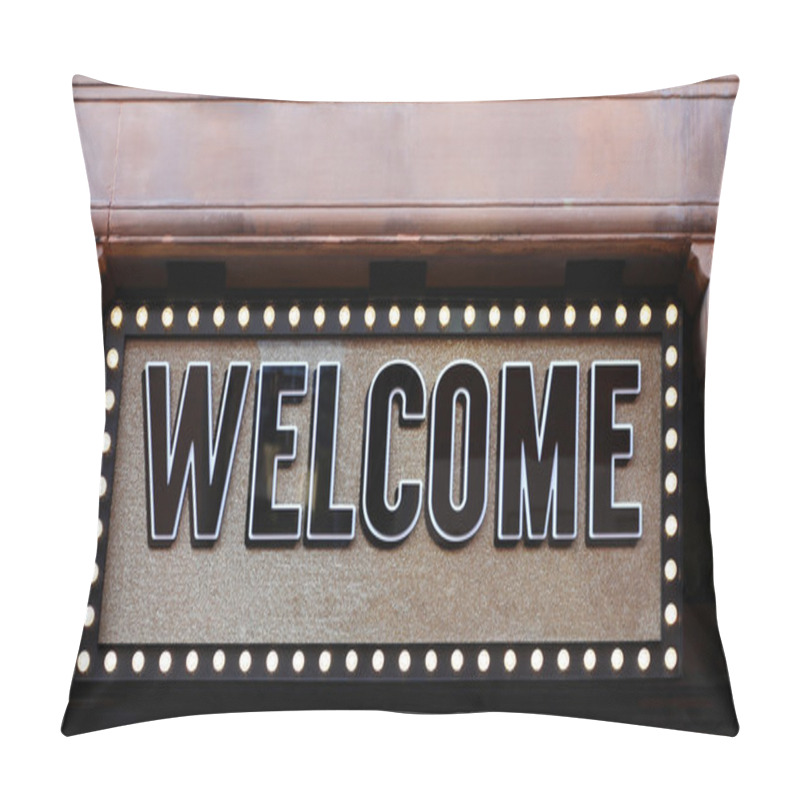 Personality  Big Welcome Sign Pillow Covers