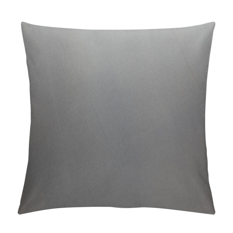 Personality  Uncoated Flat Cold Rolled Steel Sheet Surface With Minor Long Scratches. Close-up In Directly Above Composition. Pillow Covers