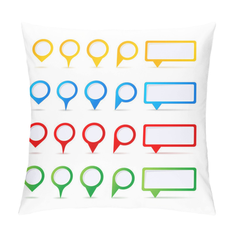 Personality  Set. 20 Map Pointers Pillow Covers