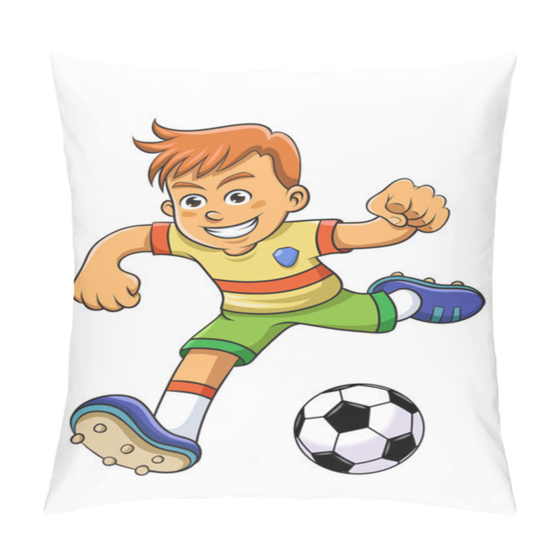 Personality  Soccer Boy Pillow Covers