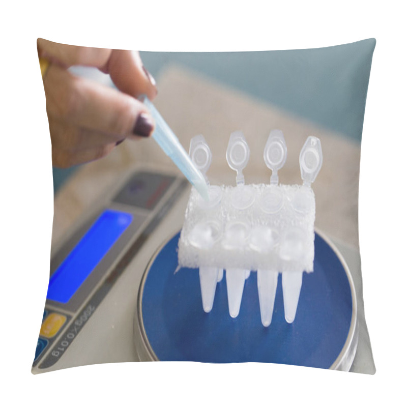 Personality  Polymerase Chain Reaction (PCR) And Agarose Gel Electrophoresis Is A Method Of Gel Electrophoresis Used In Biochemistry, Molecular Biology, Genetics, And Clinical Chemistry In Lab. Pillow Covers