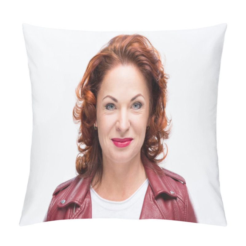 Personality  Beautiful Mature Woman Pillow Covers