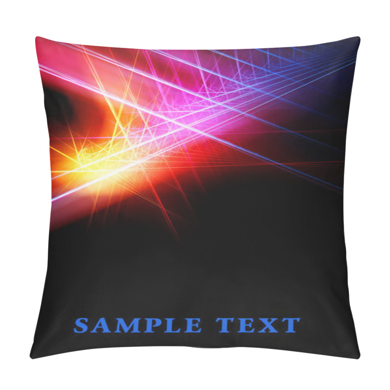 Personality  Bright Fractal Template Pillow Covers