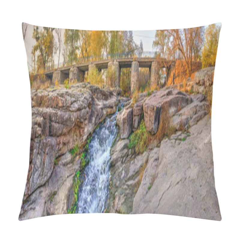 Personality  Buky Canyon And Hirskyi Tikych River, One Of The Natural Wonders Of Ukraine, In The Fall Pillow Covers