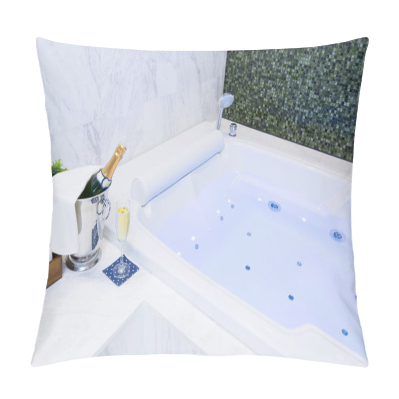 Personality  Champagne And Jacuzzi Spa Pillow Covers