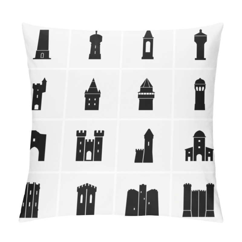 Personality  Towers Pillow Covers