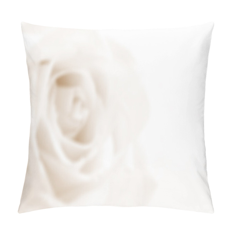 Personality  White Rose Background Pillow Covers