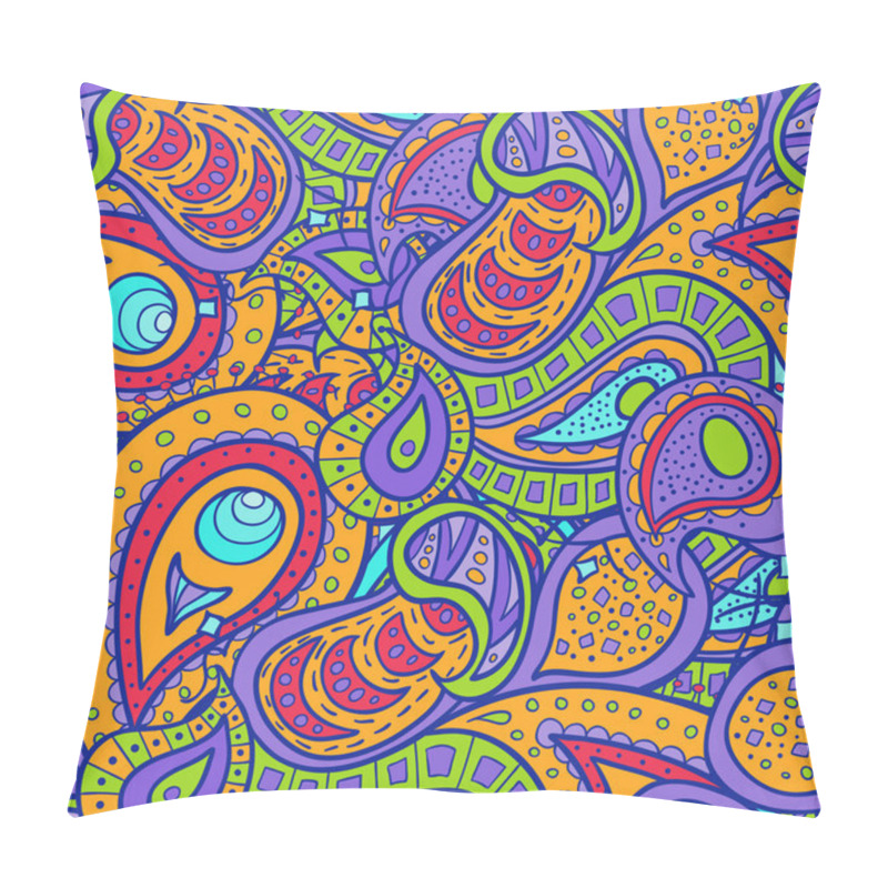 Personality  Paisley Doodle Pattern Pillow Covers