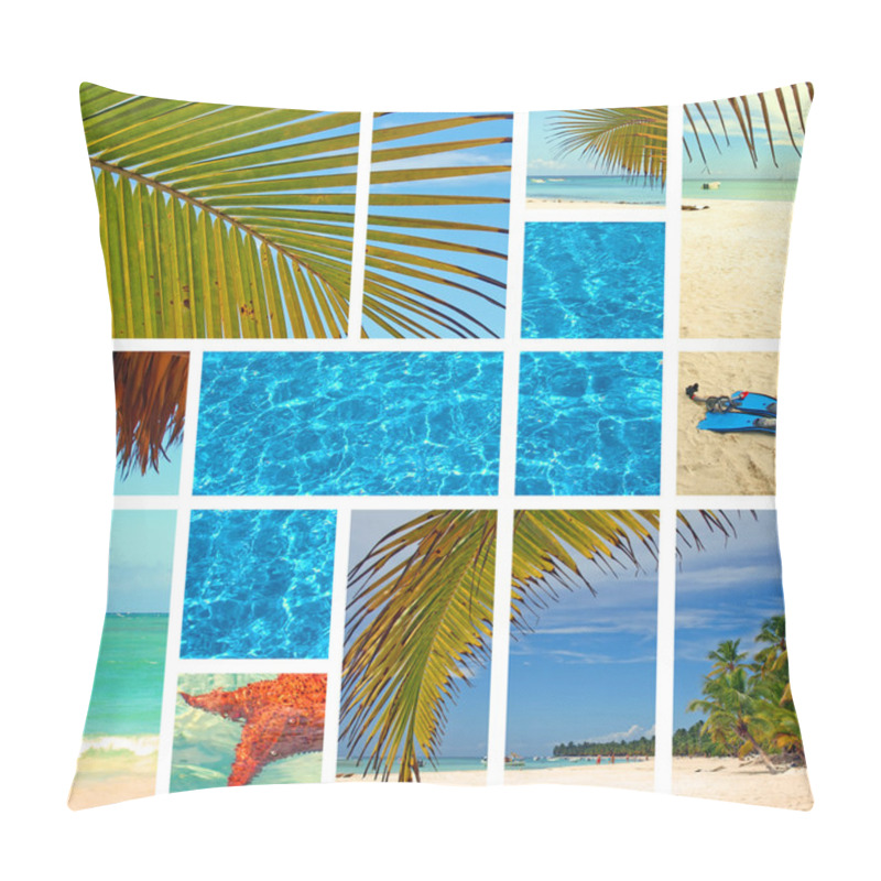 Personality  Tropical Collage. Pillow Covers