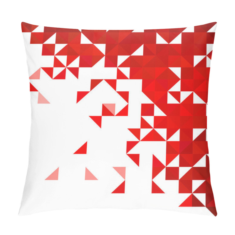 Personality  Retro Triangles Corner Background Pillow Covers