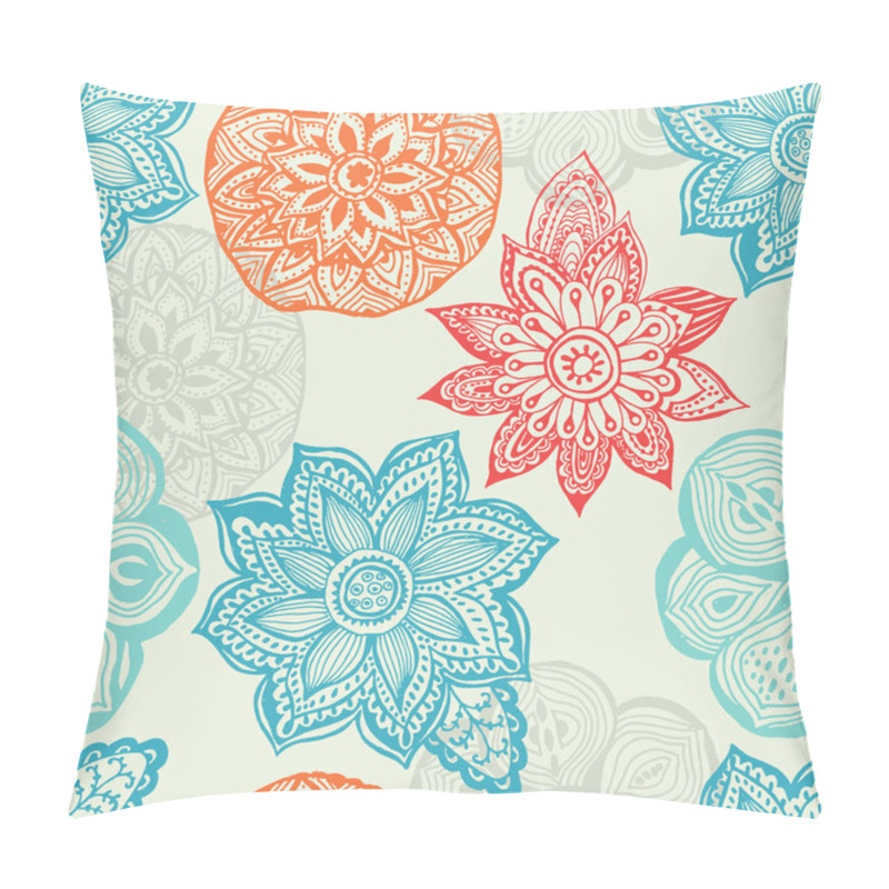 Personality  Vector Floral Background Pillow Covers