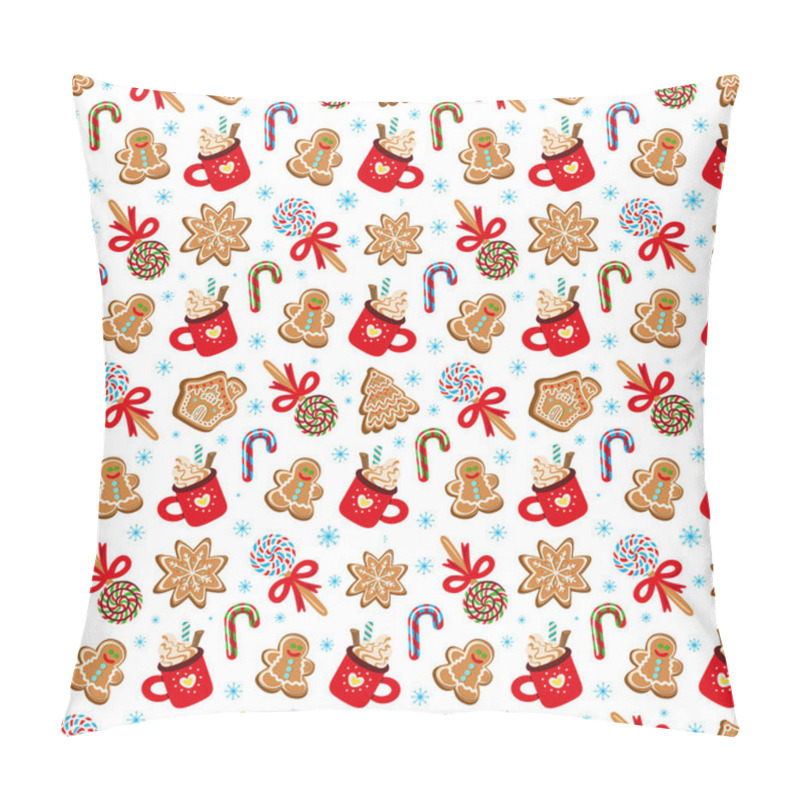 Personality  Pattern Of Traditional Christmas Desserts Pillow Covers