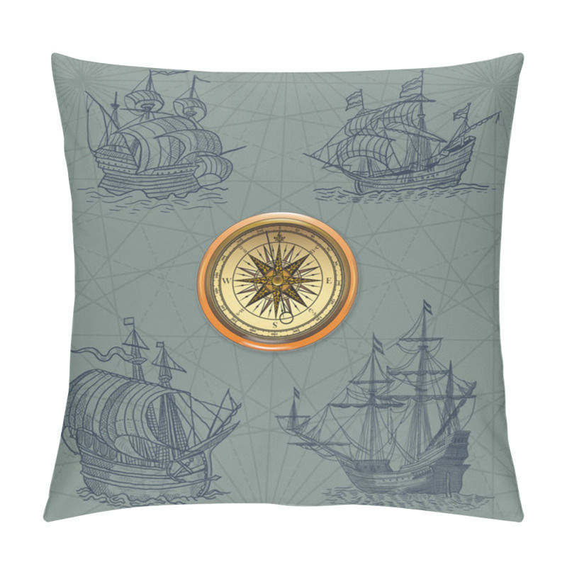 Personality  Pirate Map Pillow Covers