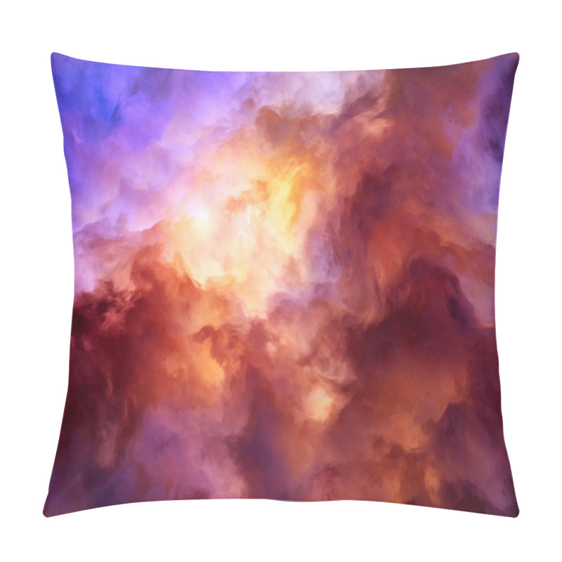 Personality  Vortext Fantasy Storm Painting Pillow Covers