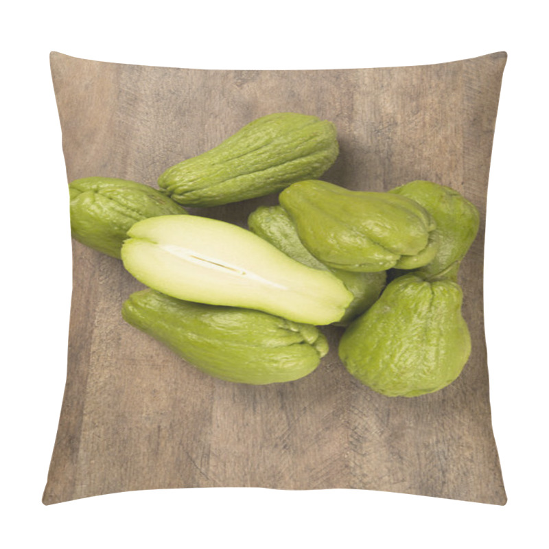 Personality  The Chayote (Sechium Edule) Is A Vegetable Native To South America. Pillow Covers