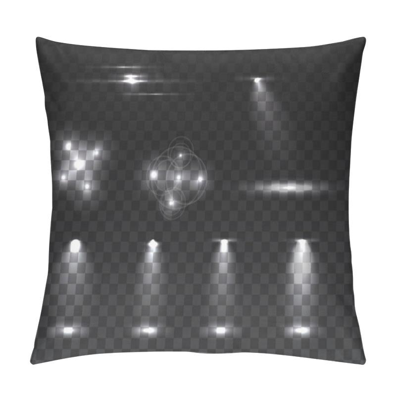 Personality  Abstract Image Of Lighting Flares Pillow Covers