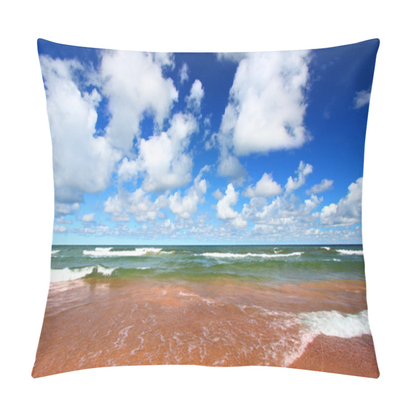 Personality  Lake Superior Beach Pillow Covers