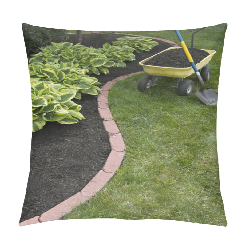 Personality  Mulching Around Hostas Pillow Covers