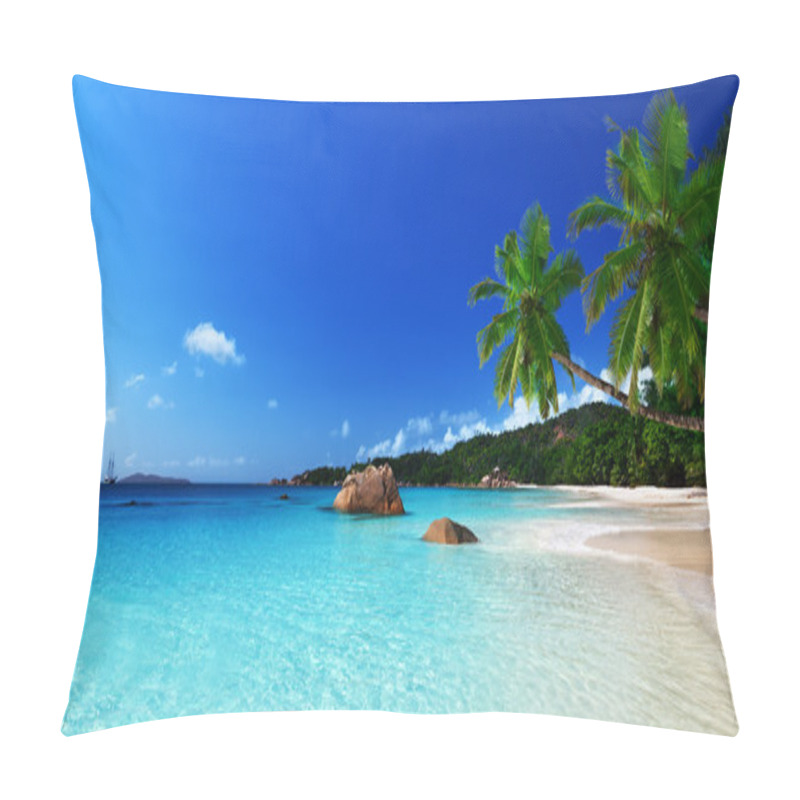 Personality  Anse Lazio Beach At Praslin Island, Seychelles Pillow Covers