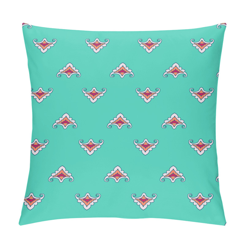 Personality  Tatar Stylized Flower Pattern. Pillow Covers