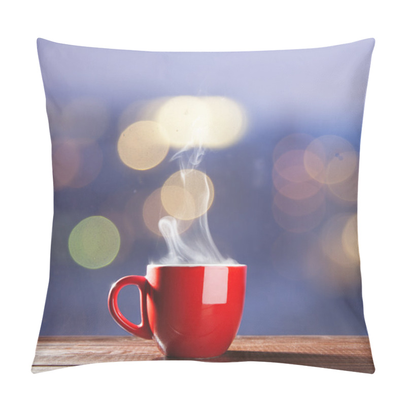 Personality  Steaming Cup Of Coffee Pillow Covers