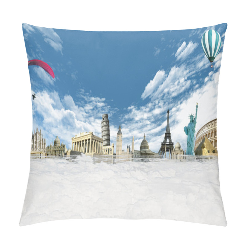 Personality  Travel Around The World Pillow Covers