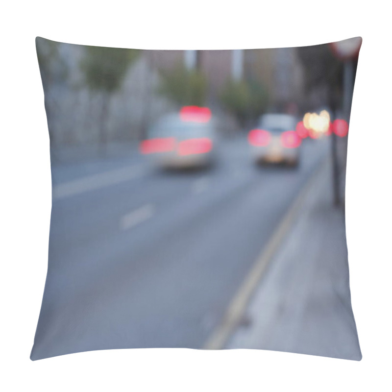 Personality  Traffic In An Urban Road Pillow Covers