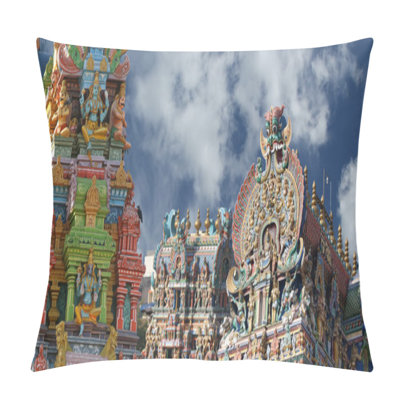 Personality  Meenakshi Hindu Temple In Madurai, Tamil Nadu, South India Pillow Covers