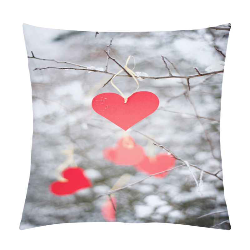 Personality  Red Heart Pillow Covers