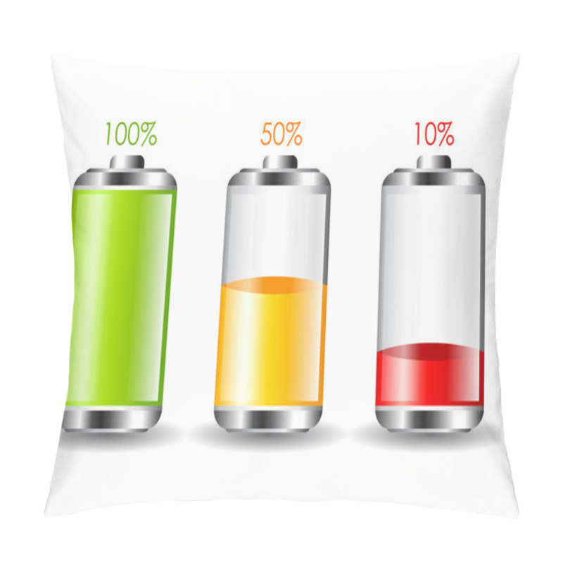 Personality  Battery Charging Icon Pillow Covers