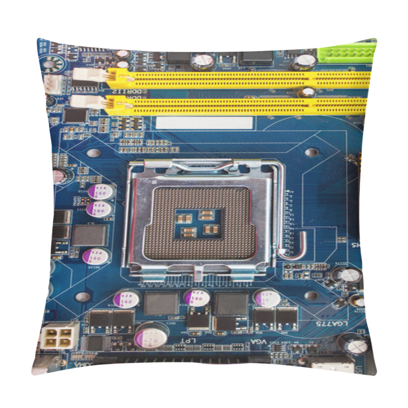 Personality  Processor Socket On Motherboard Pillow Covers