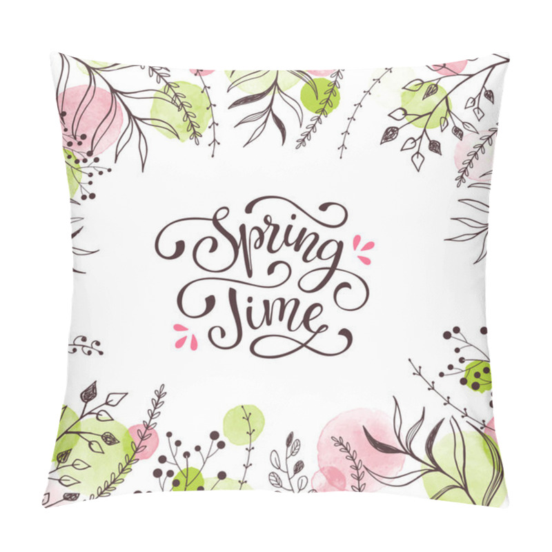 Personality  Spring Time Greeting Card Pillow Covers