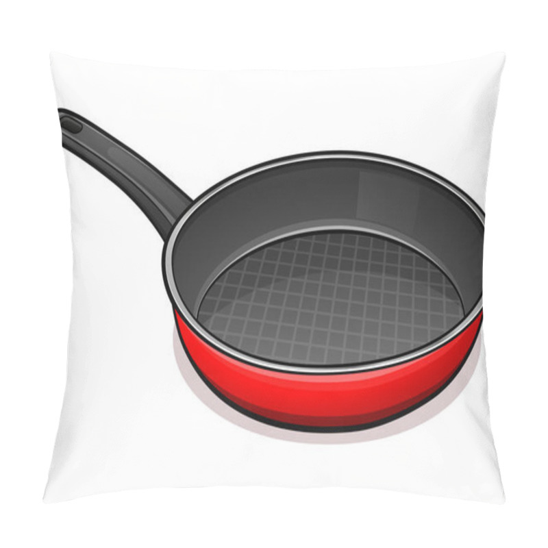 Personality  Vector Illustration Of Frying Pan Design Concept Pillow Covers