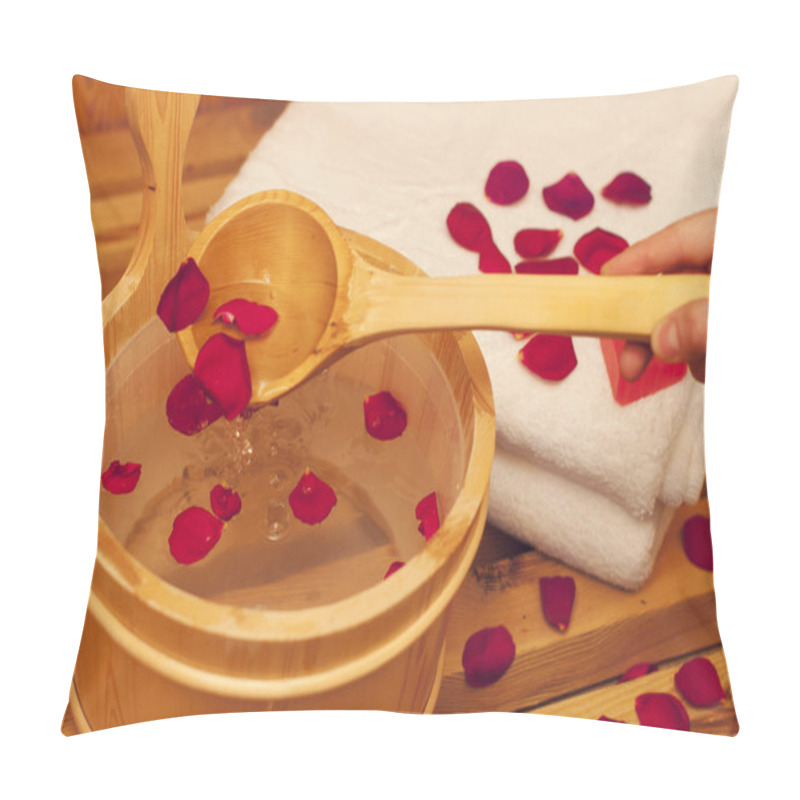 Personality  Rose Petal On Wooden Spoon Pillow Covers