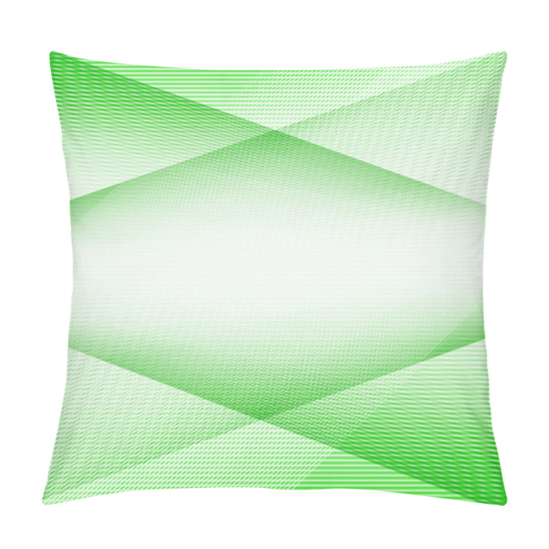 Personality  Abstract Green Line Background. Pillow Covers