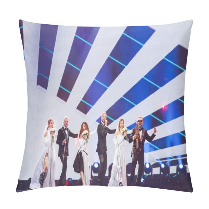 Personality  SunStroke Project From Moldova Eurovision 2017 Pillow Covers