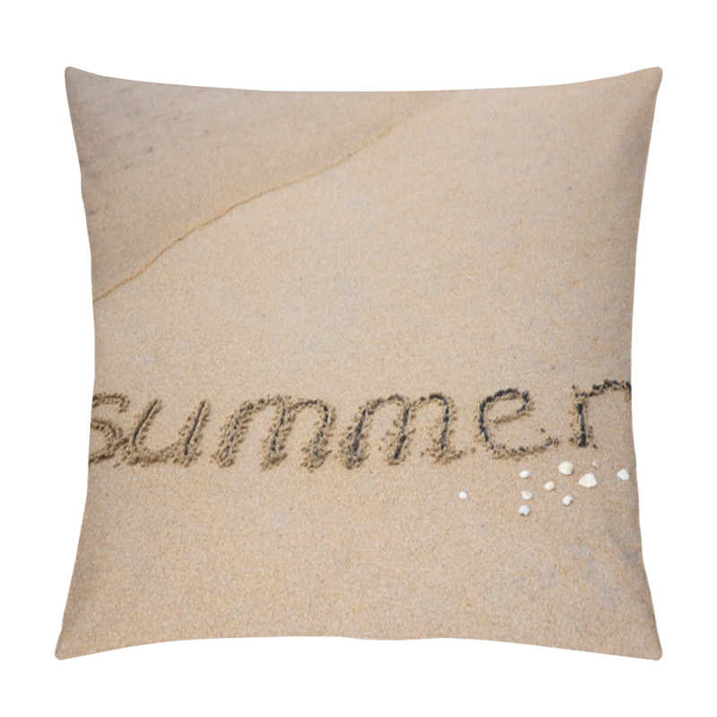 Personality  Summer Inscription On Sand Pillow Covers