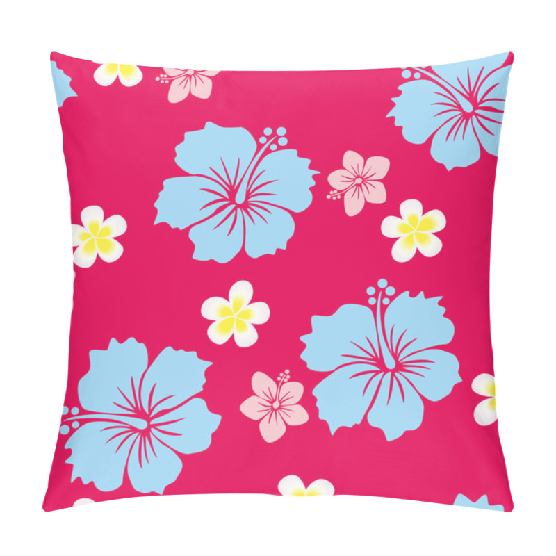 Personality  Seamless Hibiscus Pattern Pillow Covers