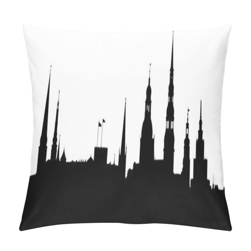 Personality  Riga Panorama Pillow Covers