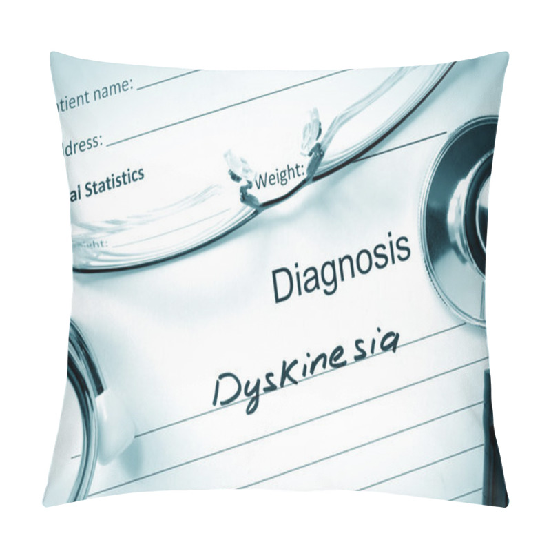 Personality  Diagnosis Dyskinesia  And Tablets. Pillow Covers