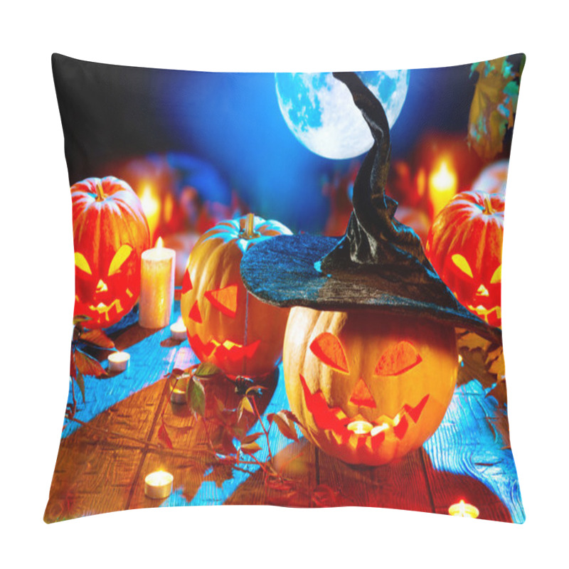 Personality  Halloween Pumpkin Head Jack Lantern Pillow Covers