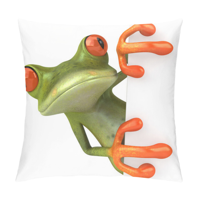 Personality  Frog 3d Animated Pillow Covers