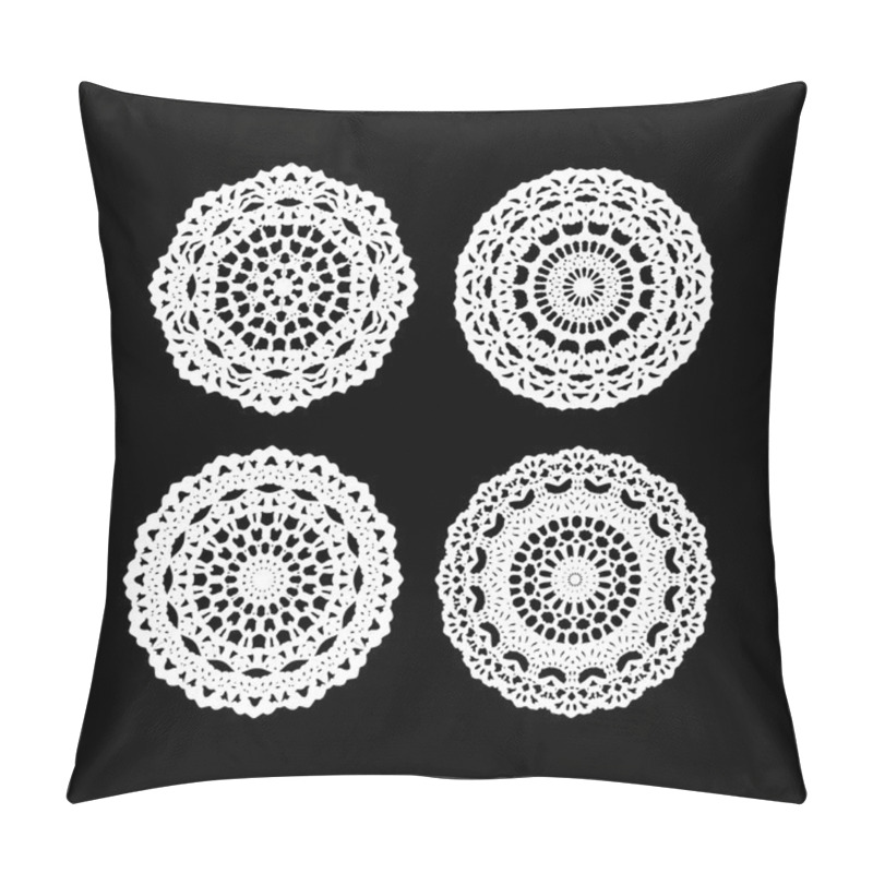 Personality  Lace, Round Ornaments Set Pillow Covers