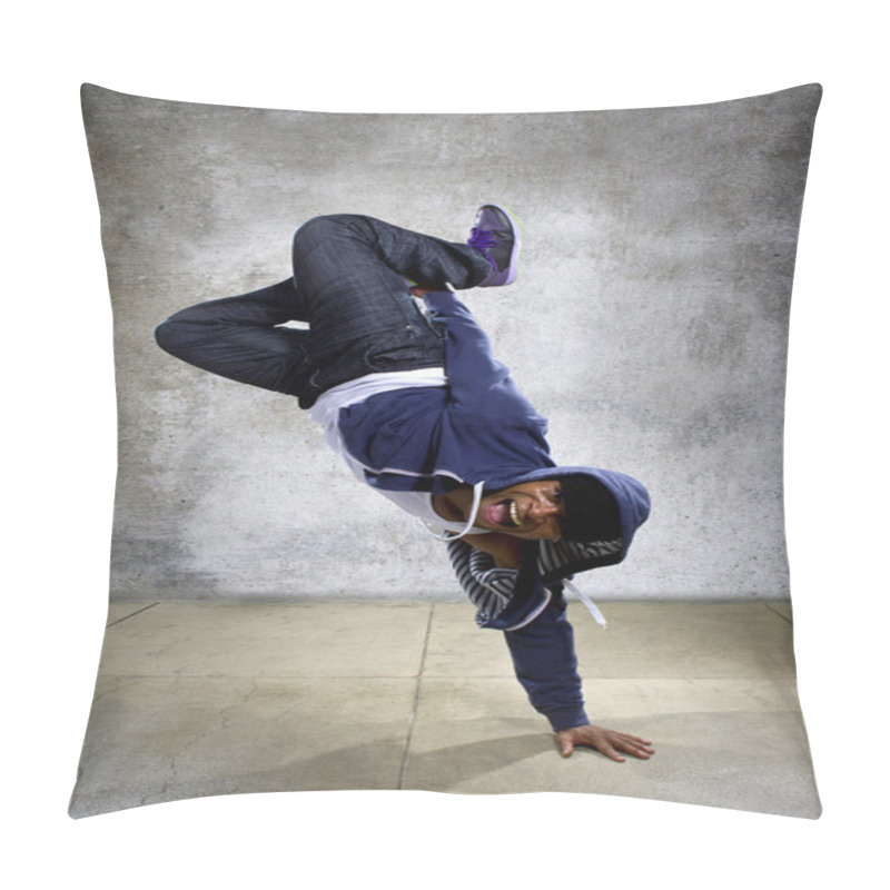 Personality  Black Male Dancing Hip Hop Pillow Covers