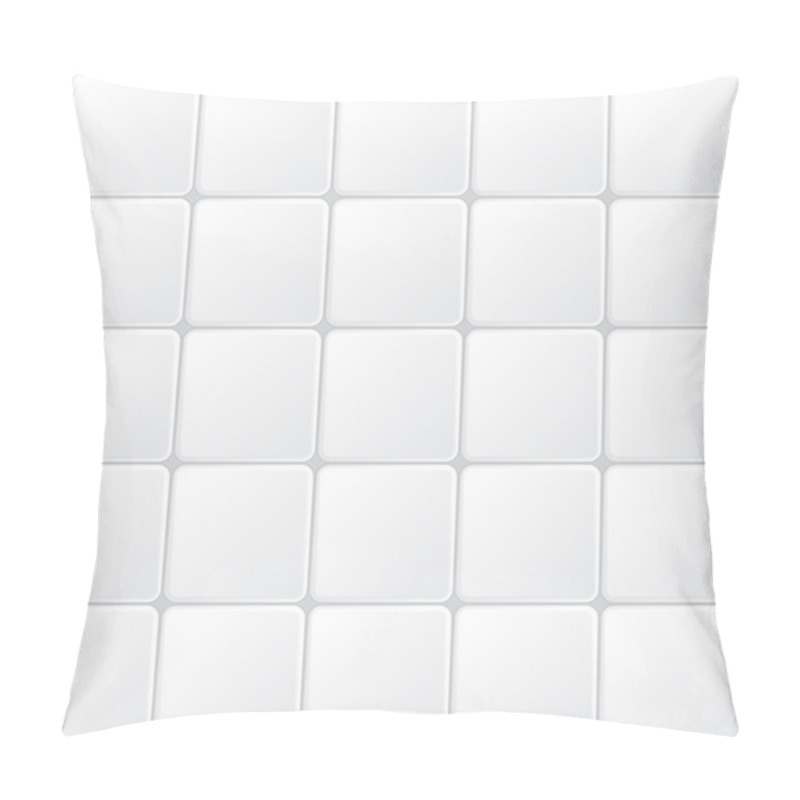 Personality  White Tile Pillow Covers