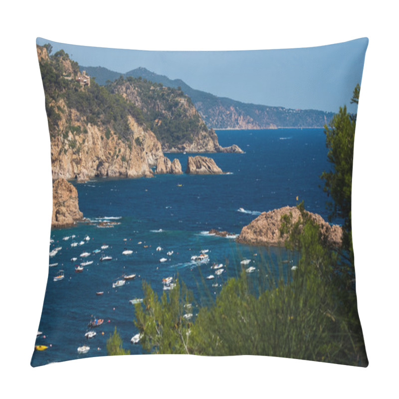 Personality  Sea And Anchored Boats Pillow Covers