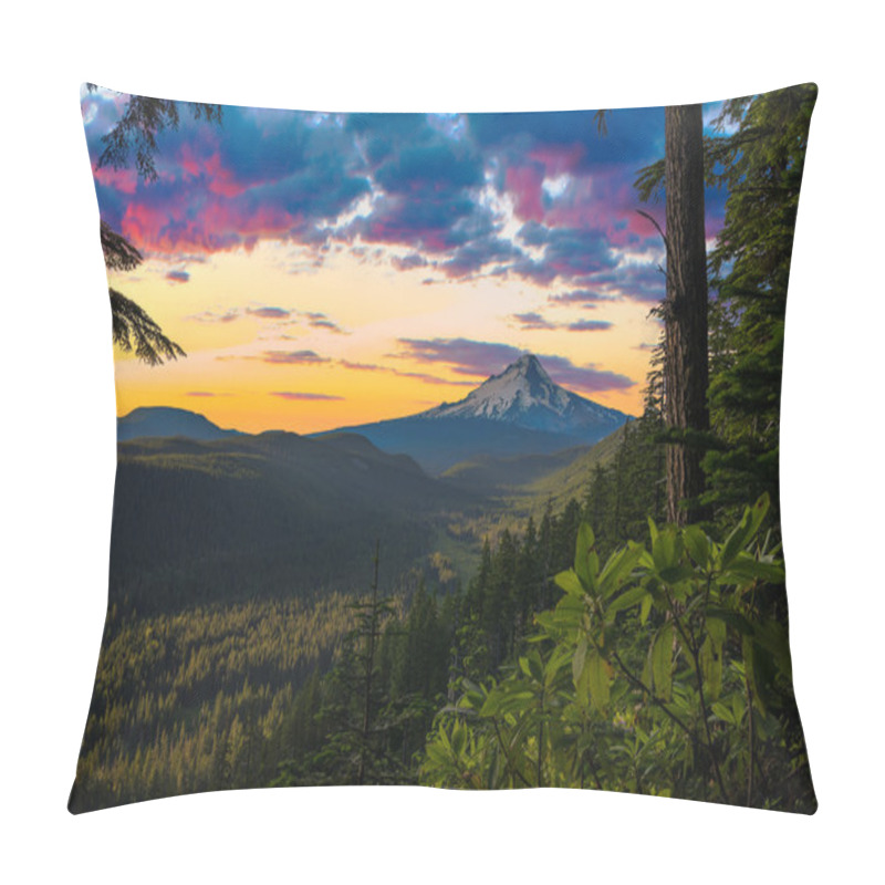 Personality  Beautiful Vista Of Mount Hood In Oregon, USA Pillow Covers