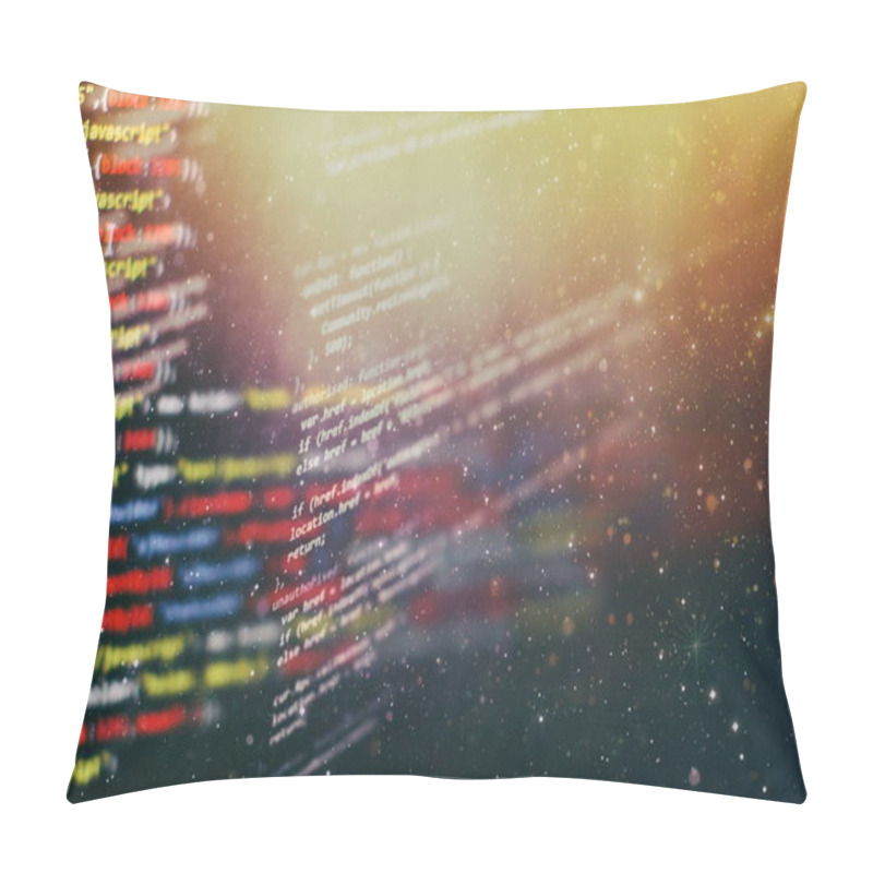 Personality  Computing Problem To Executable Computer Programs Such As Analysis, Developing, Algorithms And Verificatio .Big Data Storage And Cloud Computing Representation. Programming Pillow Covers