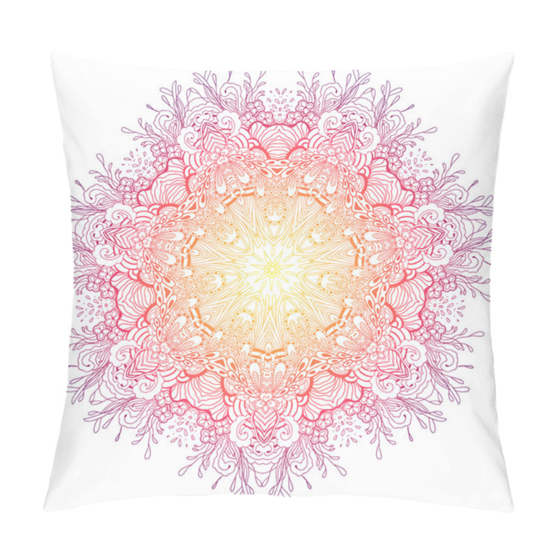 Personality  Beautiful Mandala Element. Pillow Covers